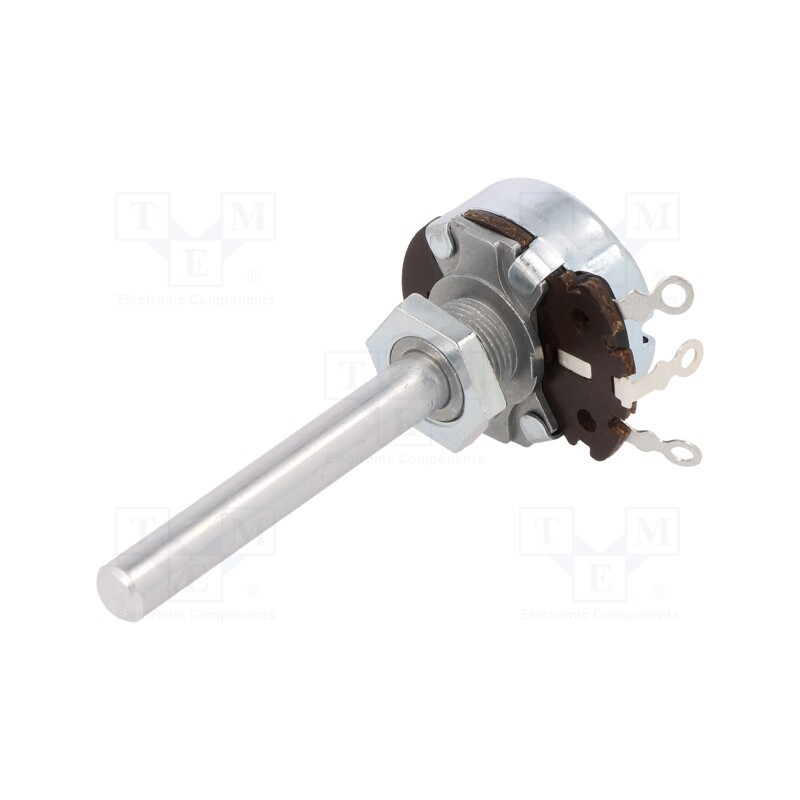 1 pcs x AB Elektronik - 3104603999 - Potentiometer: shaft, single turn, 100Ω, 4W, ±10%, 6mm, wirewound