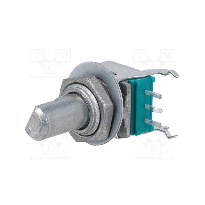 1 pcs x ALPS - RK09L1120A2S - Potentiometer: shaft, single turn, 10kΩ, ±20%, 6mm, mono, for PCB