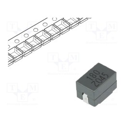 1 pcs x KEMET - TPI128080L180N - Inductor: wire, 180nH, Ioper: 50A, 0.29mΩ, 100kHz, -40÷125°C, ±10%