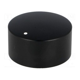 1 pcs x CLIFF - FC7234 - Knob, with pointer, aluminium,thermoplastic, Øshaft: 6mm, black