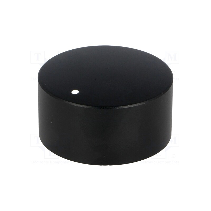 1 pcs x CLIFF - FC7234 - Knob, with pointer, aluminium,thermoplastic, Øshaft: 6mm, black