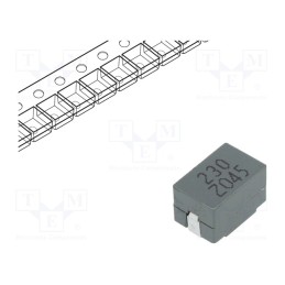 1 pcs x KEMET - TPI128080L230N - Inductor: wire, 230nH, Ioper: 50A, 0.29mΩ, 100kHz, -40÷125°C, ±10%