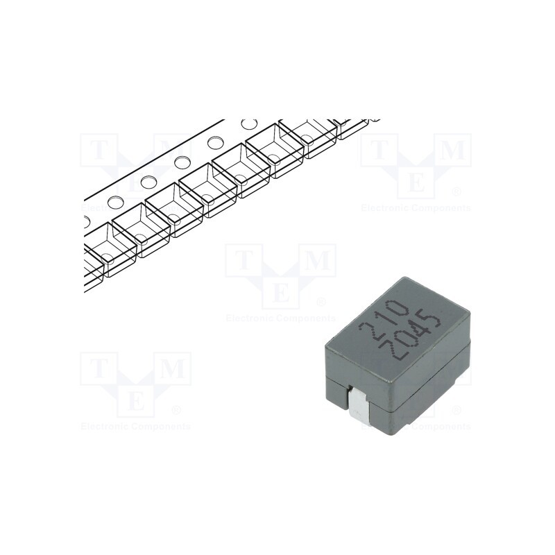 1 pcs x KEMET - TPI128080L210N - Inductor: wire, 210nH, Ioper: 50A, 0.29mΩ, 100kHz, -40÷125°C, ±10%