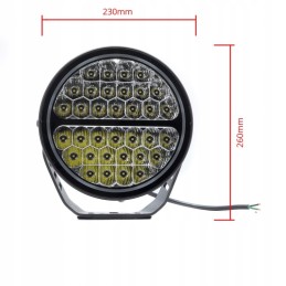 LED halogen work lamp 170w combo round