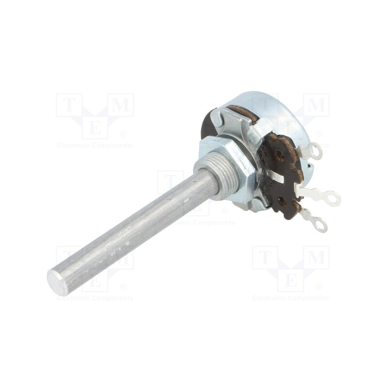 1 pcs x AB Elektronik - 3104603600 - Potentiometer: shaft, single turn, 50Ω, 4W, ±10%, 6mm, Shaft: smooth