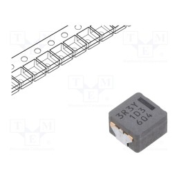 1 pcs x PANASONIC - ETQP5M3R3YFK - Inductor: wire, SMD, 3.3uH, 10.7A, 9.5mΩ, ±20%, 8.5x8x5.4mm, ETQP5M