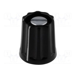 1 pcs x MENTOR - 330.31 - Knob, with pointer, plastic, Øshaft: 3mm, Ø11.8x13mm, black