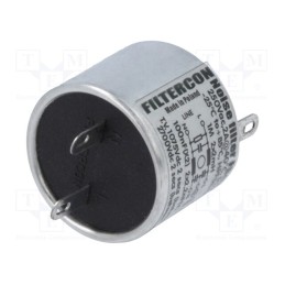 1 pcs x FILTERCON - FD414-2 - Filter: anti-interference, Cx: 100nF, Cy: 2.2nF, 2mH, Ioper.max: 1A