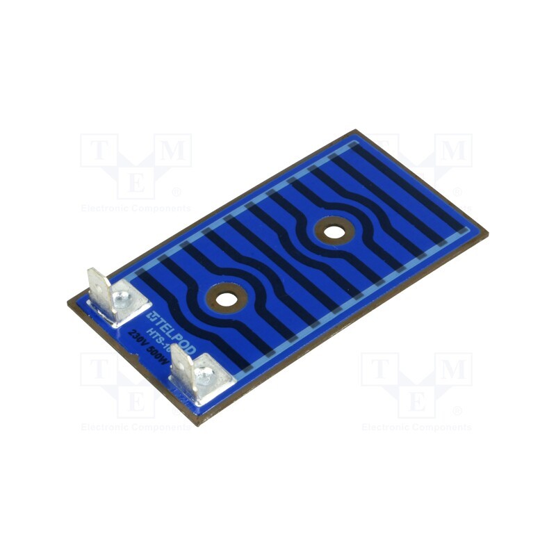 1 pcs x TELPOD - HTS-16-230-500-3/6.3 - Resistor: thick film, heating, screw, 500W, connectors 6,3mm