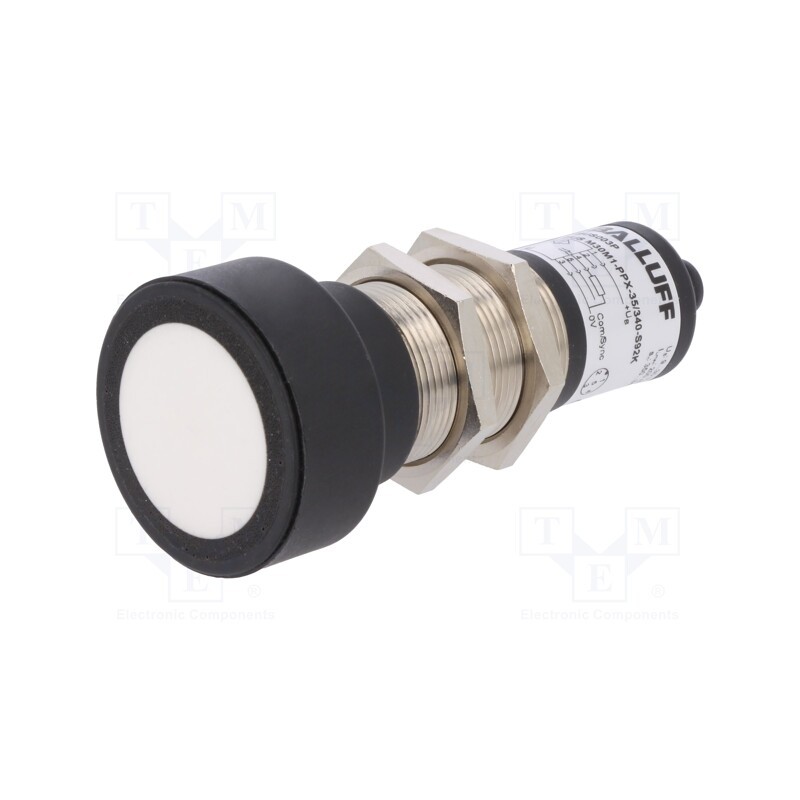 1 pcs x BALLUFF - BUS M30M1-PPX-35/340-S92K - Sensor: ultrasonic, straight, Range: 350÷3400mm, PNP / NO / NC