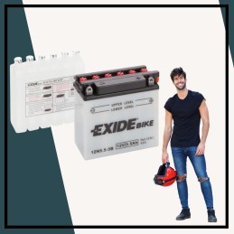 Battery for quad 5 5 ah exide 12n5 5 3b atv for motorcycle durable