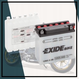 Battery for quad 5 5 ah exide 12n5 5 3b atv for motorcycle durable