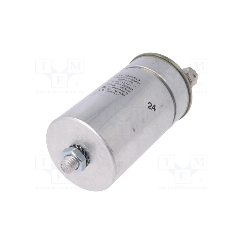 1 pcs x KEMET - C20AQGR5100AASK - Capacitor: polypropylene, Body dim: Ø65x147mm, 10uF, ±10%, 30A