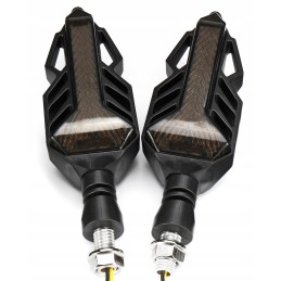 2x LED turn signal for a 18w quad scooter motor