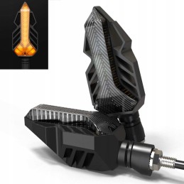 2x LED turn signal for a 18w quad scooter motor