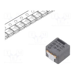 1 pcs x PANASONIC - ETQP5M6R8YFM - Inductor: wire, SMD, 6.8uH, 12.1A, 26.7mΩ, ±20%, 7.5x7x5.4mm, ETQP5M