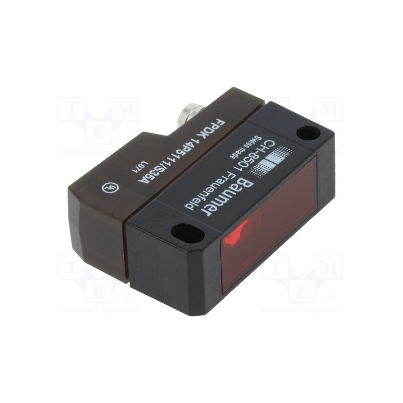 1 pcs x BAUMER - FPDK 14P5111/S35A - Sensor: photoelectric, Range: 0÷3.8m, PNP, DARK-ON,LIGHT-ON, 100mA