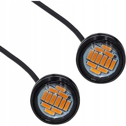 Direction indicator, orange light, 12 LED eyes