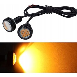 Direction indicator, orange light, 12 LED eyes