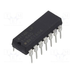 1 pcs x BOURNS - 4114R-1-560LF - Resistor network: Y, THT, 56Ω, ±2%, No.of resistors: 7, -55÷125°C