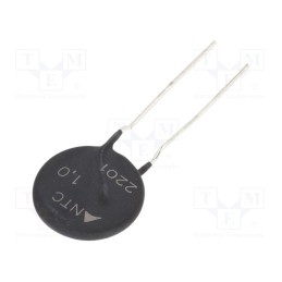 1 pcs x EPCOS - B57364S0109M000 - NTC thermistor, 1Ω, -55÷170°C, 5.1W, ±20%, THT, 2800K, Pitch: 7.5mm