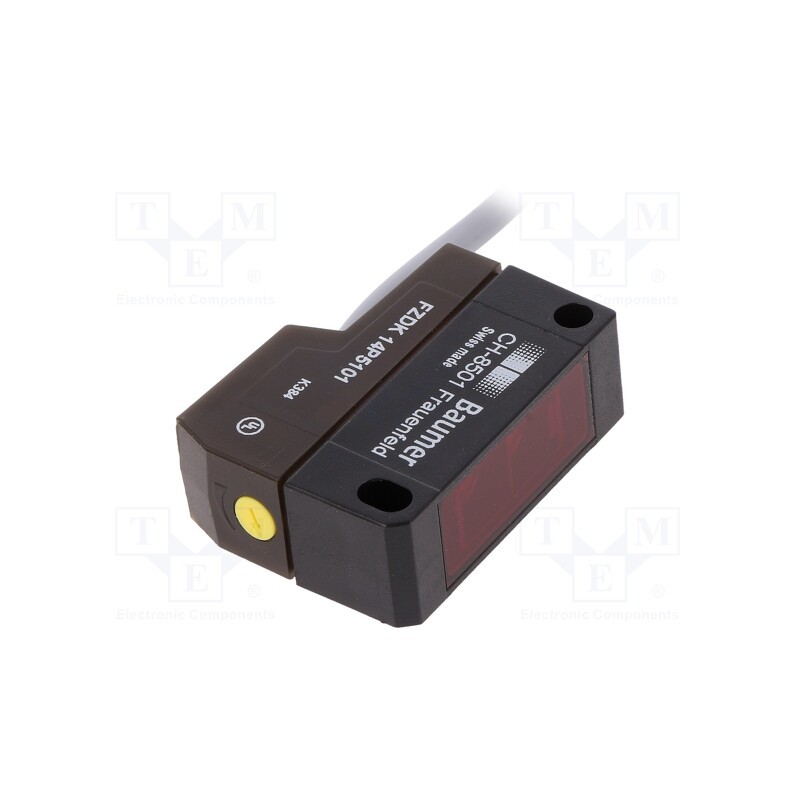 1 pcs x BAUMER - FZDK 14P5101 - Sensor: photoelectric, Range: 5÷600mm, PNP, DARK-ON,LIGHT-ON, &lt,1ms