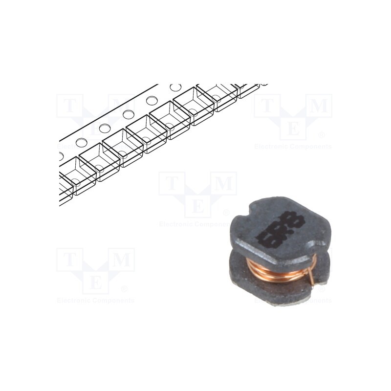 1 pcs x TRACO POWER - TCK-145 - Inductor: wire, SMD, 6.8uH, 300mΩ, -40÷125°C, ±20%, 4x4.5x3.2mm, 1A