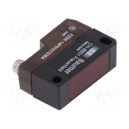 1 pcs x BAUMER - FZDK 14P5101/S35A - Sensor: photoelectric, Range: 5÷600mm, PNP, DARK-ON,LIGHT-ON, &lt,1ms