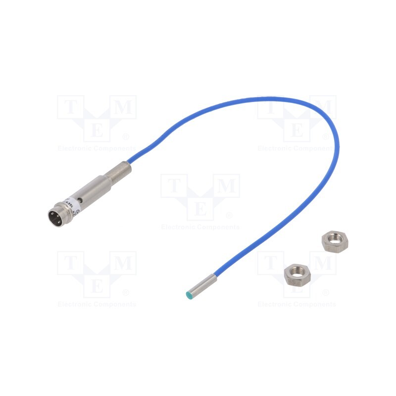 1 pcs x BAUMER - IFRM 03P1505/CS35L - Sensor: inductive, OUT: PNP / NO, 0÷0.8mm, 10÷30VDC, Ø3, IP67, 100mA