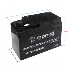 Quad battery 2 3ah mtr4a bs gel atv