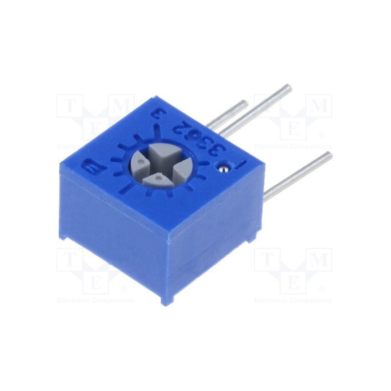 1 pcs x BOURNS - 3362X-1-501LF - Potentiometer: mounting, single turn,vertical, 500Ω, 500mW, ±10%