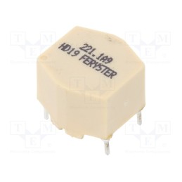 1 pcs x FERYSTER - DTS-12,5/0,22/1,9-CH - Inductor: wire, THT, 220uH, 1.9A, 20mΩ, 230VAC, 10x15mm, -20÷50%