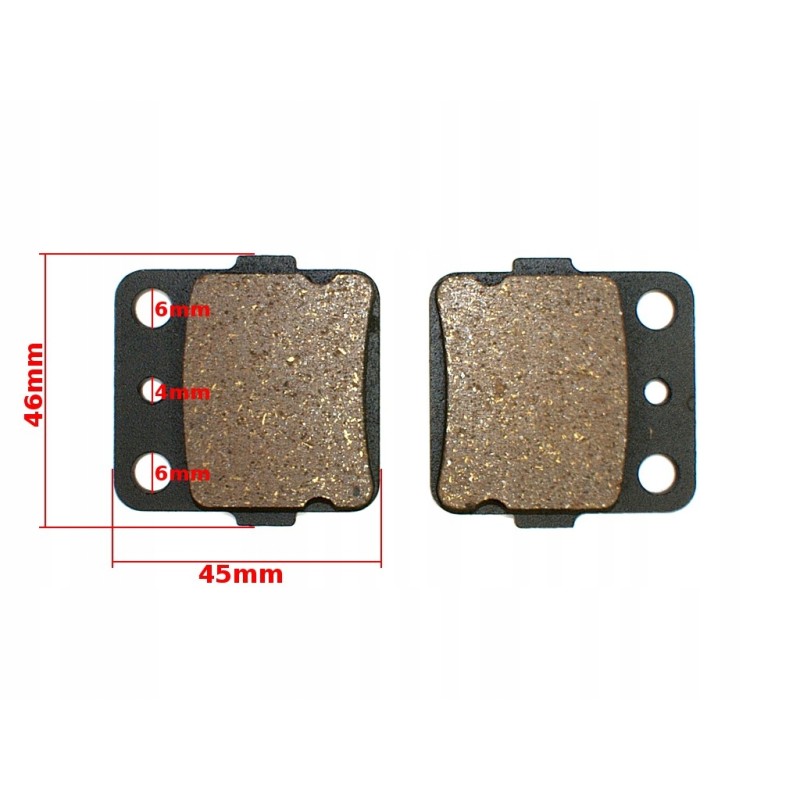 Honda atc250 trx250 brake pads