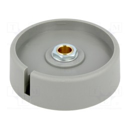 1 pcs x OKW - A3050068 - Knob, with pointer, polyamide, Øshaft: 6mm, Ø50x16mm, grey