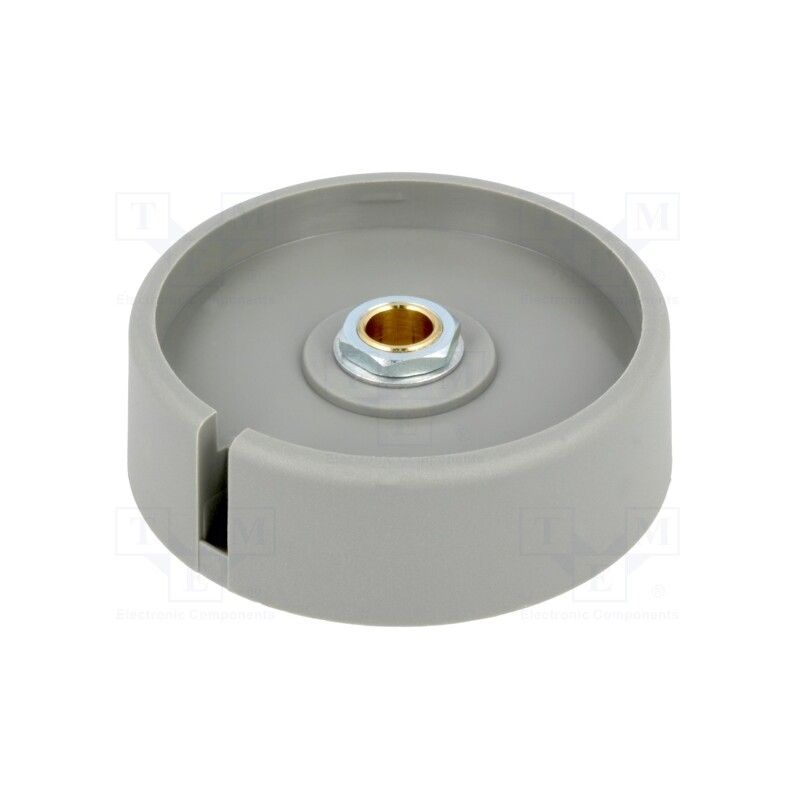 1 pcs x OKW - A3050068 - Knob, with pointer, polyamide, Øshaft: 6mm, Ø50x16mm, grey