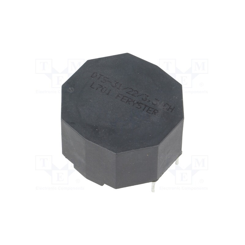 1 pcs x FERYSTER - DTS-31/22/3,3-CH - Inductor: wire, THT, 22mH, 3.3A, 100mΩ, 230VAC, 15x40mm, -20÷50%
