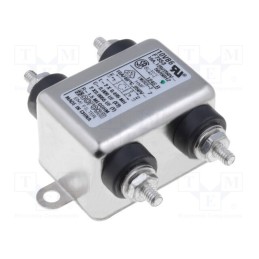 1 pcs x TE Connectivity - 1-6609021-2 - Filter: anti-interference, single-phase, 250VAC, Ioper.max: 10A