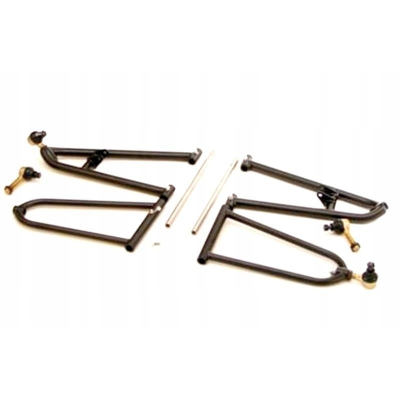 Long travel widening wishbones