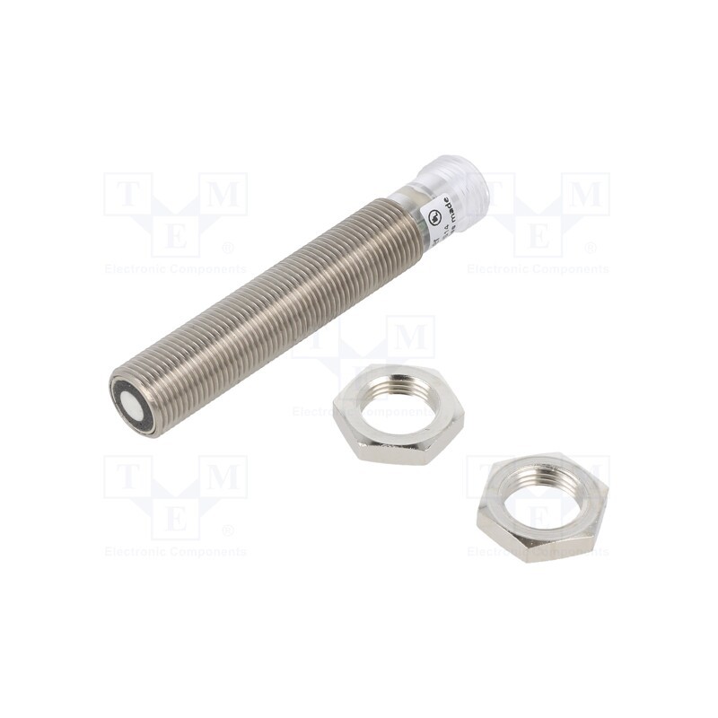 1 pcs x BAUMER - UNAM 12P1914/S14 - Sensor: ultrasonic, straight, Range: 10÷200mm, PNP / NO, -10÷60°C