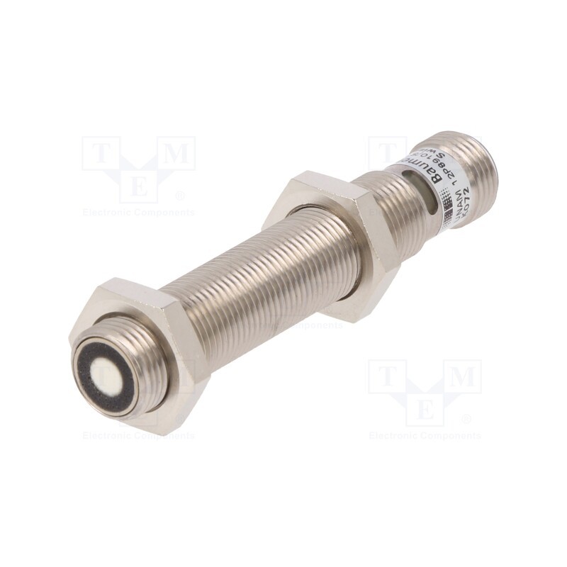 1 pcs x BAUMER - UNAM 12P8910/S14O - Sensor: ultrasonic, straight, Range: 10÷70mm, PNP / NO / NC, 200mA