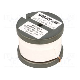 1 pcs x VISATON - 3706 - Inductor: coil, 8.2mH, 1Ω, 4.5A, Ø: 40mm, H: 30mm, Øcore: 0.75mm