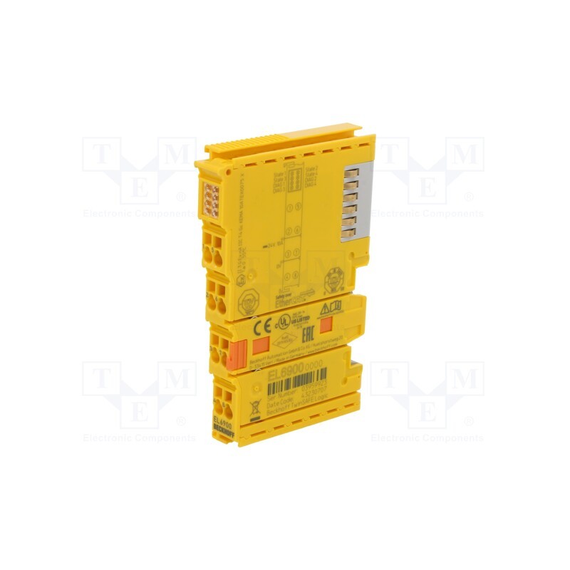 1 pcs x Beckhoff Automation - EL6900 - Communication, IP20, EtherCAT,TwinSAFE, 188mA