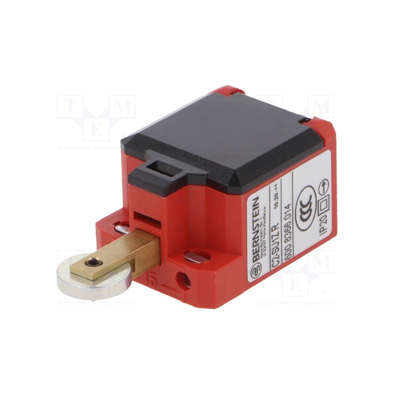 1 pcs x BERNSTEIN AG - C2-SU1Z R - Limit switch, NO + NC, 10A, max.240VAC, rectangle 8,5x3,5mm, IP20