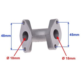 Kinroad quad atv 110cm3 carburetor manifold