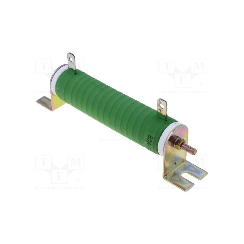 1 pcs x SR PASSIVES - R80W-1R - Resistor: wire-wound, 1Ω, 80W, ±5%, Ø28x121mm, 200ppm/°C