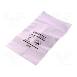 100 pcs x EUROSTAT GROUP - 20-007-0305 - Protection bag, ESD, L: 127mm, W: 76mm, Thk: 50um, polyetylene, pink