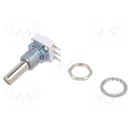 1 pcs x VISHAY - P11S1V0FLSY00102KA - Potentiometer: shaft, single turn, 1kΩ, 1W, ±10%, 6mm, linear