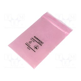 100 pcs x EUROSTAT GROUP - 20-012-0305 - Protection bag, ESD, L: 127mm, W: 76mm, Thk: 90um, Closing: self-seal