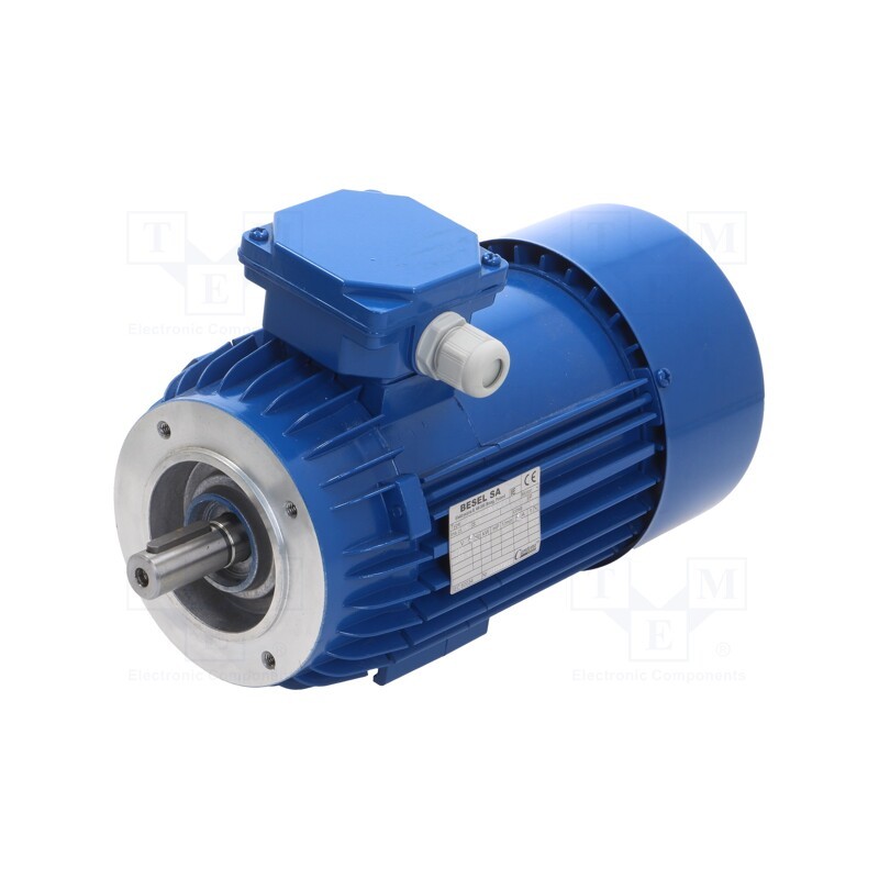 1 pcs x BESEL - 3SIEK 80X-4C2 - Motor: AC, 3-phase, 1.1kW, 230/400VAC, 1410rpm, IP54, -30÷60°C