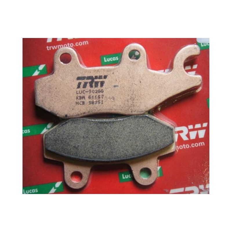 Front right brake pads trw cf moto 550 u force 15